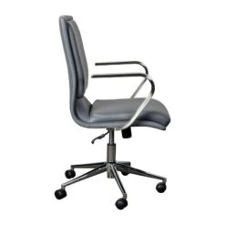 Emma And Oliver Modern Upholstered Mid-Back Home Office Chair With Arms And 5 Star Base 25 Emma And Oliver Modern Upholstered Mid-Back Home Office Chair With Arms And 5 Star Base -Furniture Sale Store GUEST 323fa498 a04b 4801 9dcb 9ae6842a1aee