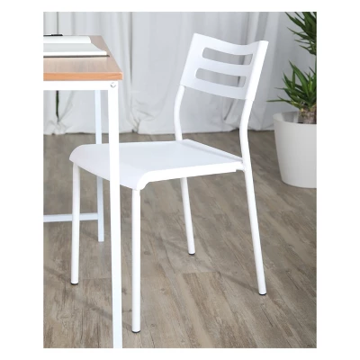 Plastic Desk Chair With Metal Frame - Humble Crew 3 Plastic Desk Chair With Metal Frame - Humble Crew - Image 3