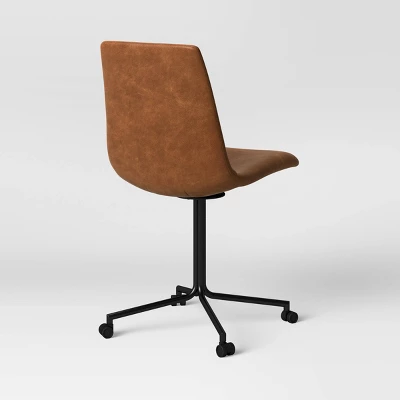 Bowden Office Chair With Casters Caramel - Project 62™ 3 Bowden Office Chair With Casters Caramel - Project 62™ - Image 3