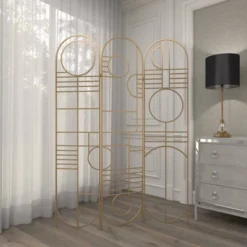 Modern Metal Room Divider Screen Gold - Olivia & May 19 Modern Metal Room Divider Screen Gold - Olivia & May -Furniture Sale Store GUEST 3404c06c fbd1 4acf 8f03 2fdd990018d0