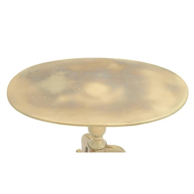 Modern Tripod Accent Table Gold - Olivia & May 2 Modern Tripod Accent Table Gold - Olivia & May - Image 2