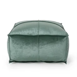 Nakisha Modern Glam Velvet Square Bean Bag Ottoman - Christopher Knight Home -Furniture Sale Store GUEST 3412d6f8 334b 410c b556 a729cfdb8409