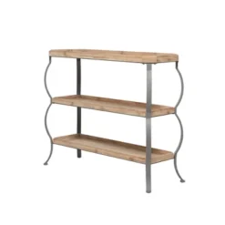 Rustic Metal Console Table With Shelves Brown - Olivia & May 22 Rustic Metal Console Table With Shelves Brown - Olivia & May -Furniture Sale Store GUEST 34aa6d39 c84e 4247 bb57 6184c09eedf3