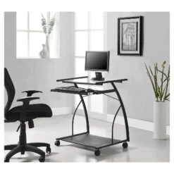 Edgeview Mobile Computer Desk - Black - Room & Joy -Furniture Sale Store GUEST 351781e5 817c 4ecb 95e8 a56ca6fde82c