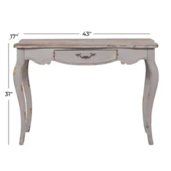 Farmhouse Vintage Console Table White - Olivia & May -Furniture Sale Store GUEST 353a57e7 6c74 4f17 8b13 57dbdb29aa23