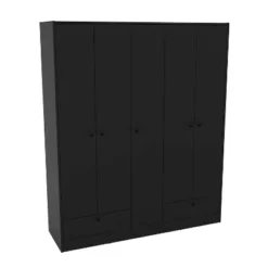 Denmark 5 Door 2 Drawer Wardrobe - Polifurniture -Furniture Sale Store GUEST 35e6d1f0 66d7 42c2 b2f7 b63d6038bc25