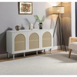 Philemon 56Wide Modern Cabinet Sideboard With Rattan Design | Karat Home 25 Philemon 56Wide Modern Cabinet Sideboard With Rattan Design | Karat Home -Furniture Sale Store GUEST 36235952 b83f 4491 8cd5 673138cba5c8