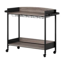 City Life Bar Cart With Wine Glass Rack - South Shore -Furniture Sale Store GUEST 36af928b c312 4120 935e ac70591b4ce3