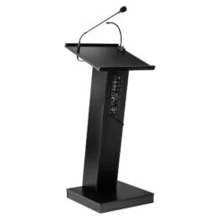 ZED Lectern Lecture Podium With Speaker Black - Hampden Furnishings -Furniture Sale Store GUEST 37954df7 ec15 453b 8575 b3ccc64b04be