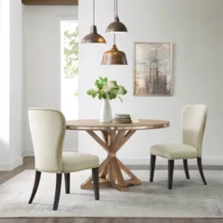 Set Of 2 Savoy Upholstered Dining Armless Chairs - Alaterre Furniture -Furniture Sale Store GUEST 38a4508b a2f6 4d09 9c72 3ebc3921af96