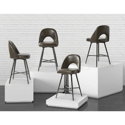 Tilano Modern Counter&Bar Stool,set Of 4 With Cutout Design | ARTFUL LIVING DESIGN 11 Tilano Modern Counter&Bar Stool,set Of 4 With Cutout Design | ARTFUL LIVING DESIGN - Image 11