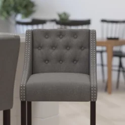 Merrick Lane Upholstered Barstool 30" High Transitional Tufted Barstool With Accent Nail Trim 25 Merrick Lane Upholstered Barstool 30" High Transitional Tufted Barstool With Accent Nail Trim -Furniture Sale Store GUEST 3aacc9f9 6292 4cc6 b394 03da9b98de85