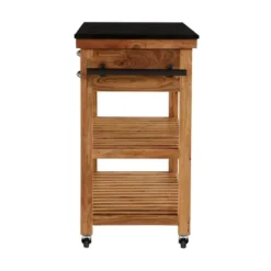 Coastal Wood Kitchen Cart Brown - Olivia & May 24 Coastal Wood Kitchen Cart Brown - Olivia & May -Furniture Sale Store GUEST 3af40aa6 8a41 4ece a6e1 5d9701de0d27