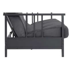 Full Harlow Metal Arm Futon Black/Gray - Room & Joy 9 Full Harlow Metal Arm Futon Black/Gray - Room & Joy -Furniture Sale Store GUEST 3b49ad45 6cb5 4d9d 9507 8057f004ce50