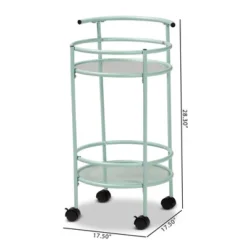 Newell Metal 2 Tier Kitchen Cart Mint Green/Black - Baxton Studio 13 Newell Metal 2 Tier Kitchen Cart Mint Green/Black - Baxton Studio -Furniture Sale Store GUEST 3be61872 a731 42a7 a727 052aaf7e9d57