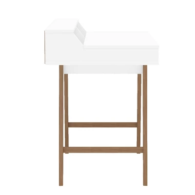 Hanover Writing Desk White - Polifurniture 1 Hanover Writing Desk White - Polifurniture