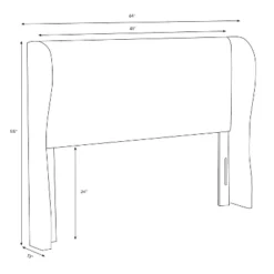 Tufted Velvet Upholstered Wingback Headboard - Skyline Furniture -Furniture Sale Store GUEST 3ca1762d 235b 4e43 a75a de4783f53304