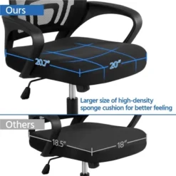 Yaheetech Adjustable Ergonomic Computer Chair Office Chair -Furniture Sale Store GUEST 3cdbff90 deae 4003 bebc 45a06e4b43d1