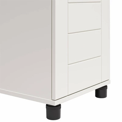 Portford 16" Wide Shiplap Cabinet White - Room & Joy 6 Portford 16" Wide Shiplap Cabinet White - Room & Joy - Image 6