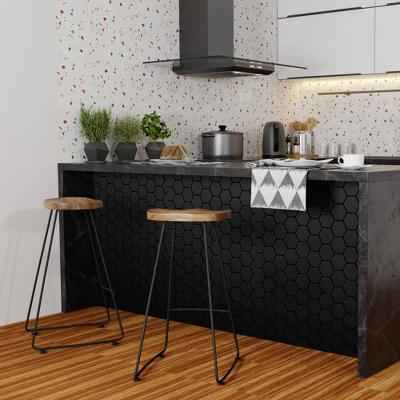 Set Of 2 Leemington Saddle Barstools - WyndenHall 1 Set Of 2 Leemington Saddle Barstools - WyndenHall