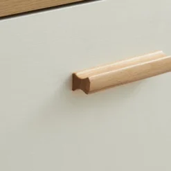 Modern 6 Drawer Dresser With Solid Wood Legs And Handles, White + Oak - ModernLuxe -Furniture Sale Store GUEST 3d6f840f 68b1 4dfb 91a9 988e12572ad8