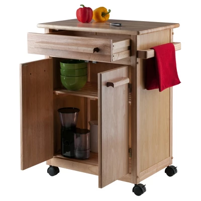 Hackett Kitchen Cart Natural - Winsome 1 Hackett Kitchen Cart Natural - Winsome