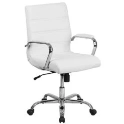 Emma And Oliver Mid-Back Executive Swivel Office Chair With Metal Frame And Arms 31 Emma And Oliver Mid-Back Executive Swivel Office Chair With Metal Frame And Arms -Furniture Sale Store GUEST 3e0aa052 15be 4e03 ab8a ce6db71cf20c