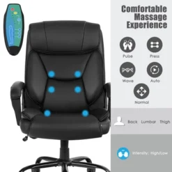 Costway Big & Tall 500lb Massage Office Chair E Xecutive PU Leather Computer Desk Chair 13 Costway Big & Tall 500lb Massage Office Chair E Xecutive PU Leather Computer Desk Chair -Furniture Sale Store GUEST 3e8c8118 2f29 4152 8b74 121cd12ac366