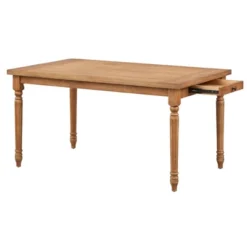 59" Toscana Wide Rectangular Dining Table With Drawers Driftwood - Lifestorey -Furniture Sale Store GUEST 3f0c1c12 224a 41be 901d 86d27e6873fe