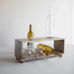 Natural Wood Wine Bottle Holder - Foreside Home & Garden 11 Natural Wood Wine Bottle Holder - Foreside Home & Garden -Furniture Sale Store GUEST 3f202275 5cb0 4116 9bc5 a3eaff2f3db2