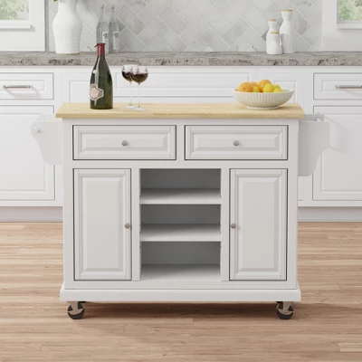 Glenwillow Home Kitchen Cart With Locking Casters 16 Glenwillow Home Kitchen Cart With Locking Casters - Image 16