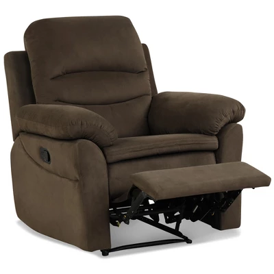 Costway Recliner Chair Single Sofa Armchair Sleeper Lounger W/ Footrest GreyBrown 10 Costway Recliner Chair Single Sofa Armchair Sleeper Lounger W/ Footrest GreyBrown - Image 10