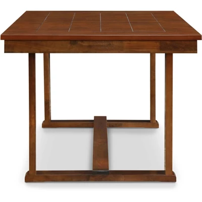 Wesley Extendable Dining Table Brown - ClickDecor 5 Wesley Extendable Dining Table Brown - ClickDecor - Image 5