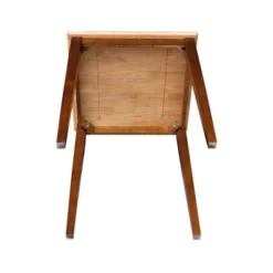 Solid Wood Top Table With Shaker Legs Cinnamon/Brown - International Concepts -Furniture Sale Store GUEST 42659428 d3cd 4859 9f49 6d640a5adb8e