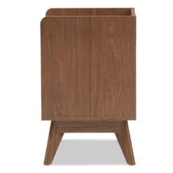 Brighton Mid - Century Modern Wood 3 - Drawer Storage Nightstand - Brown - Baxton Studio -Furniture Sale Store GUEST 42d72632 3d16 44b3 b99c 04d4317fa0bc