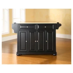 Alexandria Natural Wood Top Kitchen Island - Black - Crosley 8 Alexandria Natural Wood Top Kitchen Island - Black - Crosley -Furniture Sale Store GUEST 430841c4 b13e 4008 9246 f94d34b93494