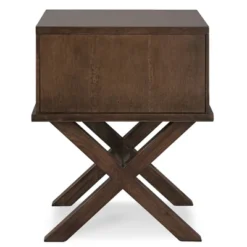 Mirrored Diamond Filigree X Base Nightstand/Table Walnut - Leick Home 15 Mirrored Diamond Filigree X Base Nightstand/Table Walnut - Leick Home -Furniture Sale Store GUEST 43bfa54f 9dd5 4619 9649 7550888fc5b0