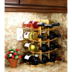 Oceanstar 12-Bottle Natural Wine Rack -Furniture Sale Store GUEST 46218f05 5ebb 4936 bddd 24f766cdaa54