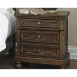 Flynnter Nightstand Medium Brown - Signature Design By Ashley