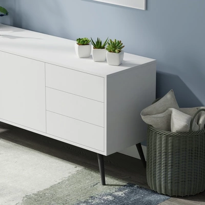 Glenwillow Home Atlas 59" Mid-Century Modern Buffet/Sideboard/TV Console 2 Glenwillow Home Atlas 59" Mid-Century Modern Buffet/Sideboard/TV Console - Image 2