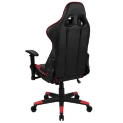 BlackArc Bravo Red Gaming Desk & Chair Set: High Back Gaming Chair With Lumbar Support & Adjustable Arms; Desk With Cupholder/Headphone Hook -Furniture Sale Store GUEST 483440eb 0c55 462c abe3 d381f410a402 1