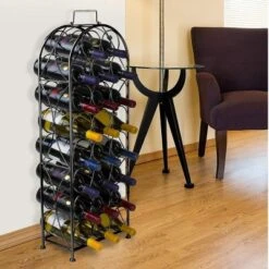 Sorbus 23 Bottle Metal Wine Rack (Black) 8 Sorbus 23 Bottle Metal Wine Rack (Black) -Furniture Sale Store GUEST 485620fb 1ef9 4ee1 8836 678b8d12cba6