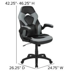 Emma And Oliver Gaming Desk & Chair Set With Cup Holder, Headphone Hook, And Monitor Stand -Furniture Sale Store GUEST 48fa36fb 2f67 4236 aa19 2333d6fdb009