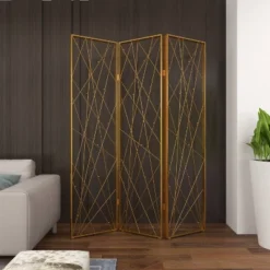 Glam Metal Geometric Room Divider Screen Gold - Olivia & May 25 Glam Metal Geometric Room Divider Screen Gold - Olivia & May -Furniture Sale Store GUEST 494dfa69 bd3b 459f 8c39 61e404acbe6f