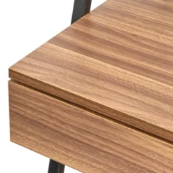 3pc Denton Ladder Desk And Shelf Walnut/Black - Buylateral -Furniture Sale Store GUEST 495422f2 14c5 454e ae48 251ff3b609d3