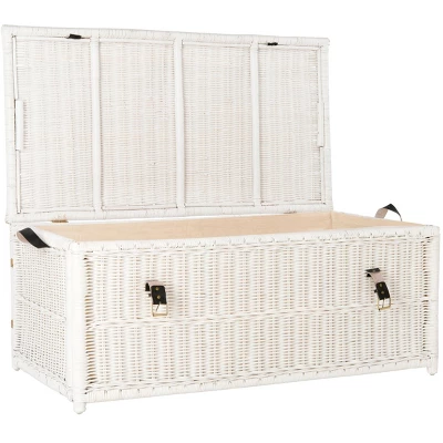 Happimess Caden Wicker Storage Trunk 2 Happimess Caden Wicker Storage Trunk - Image 2