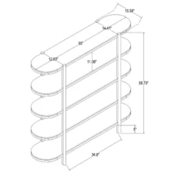 57" Portola Hills 5 Shelf Horizontal Bookcase - Threshold™ Designed With Studio McGee 16 57" Portola Hills 5 Shelf Horizontal Bookcase - Threshold™ Designed With Studio McGee -Furniture Sale Store GUEST 4a1c7b50 180c 4afa a05b f287b4db2a71