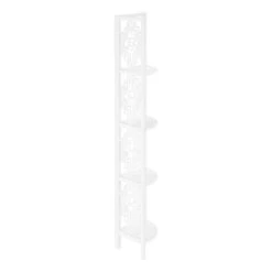 61.5" 4 Shelf Mix Material Keyhole Design Corner Etagere Bookcase - EveryRoom 19 61.5" 4 Shelf Mix Material Keyhole Design Corner Etagere Bookcase - EveryRoom -Furniture Sale Store GUEST 4acedf4f 8640 4778 ae0c 1e0389b1239d
