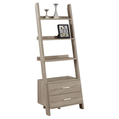 69" Ladder Bookcase With Drawers - EveryRoom 7 69" Ladder Bookcase With Drawers - EveryRoom - Image 7