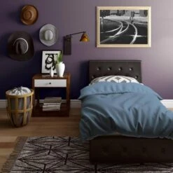 Dalia Faux Leather Upholstered Bed With Storage Black - Room & Joy -Furniture Sale Store GUEST 4b3ceabe c427 4153 b68d 1d286923ff4a